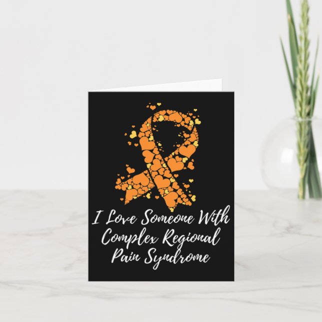 Cartão Eu Amo Alguém Com Consciência Do Crps (Frente)