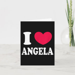 Cartão Eu Amo Angela