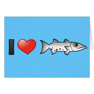 Cartão Eu Amo Barracuda