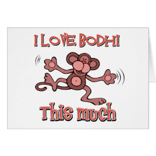 Cartão Eu amo Bodhi