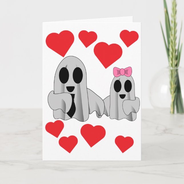 Cartão Eu amo Boo Pai da Filha (Frente)