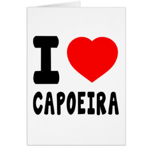 Cartão Eu amo Capoeira