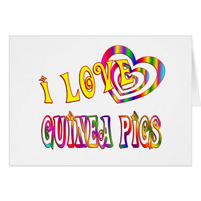 CARTÃO EU AMO COBAIAS (Frente Horizontal)