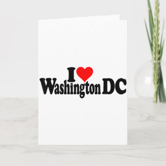 Cartão Eu Amo Coração Washington Dc Distrito De Columbia 