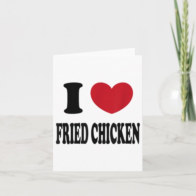 Cartão Eu Amo Frango Frito _1 (Frente)