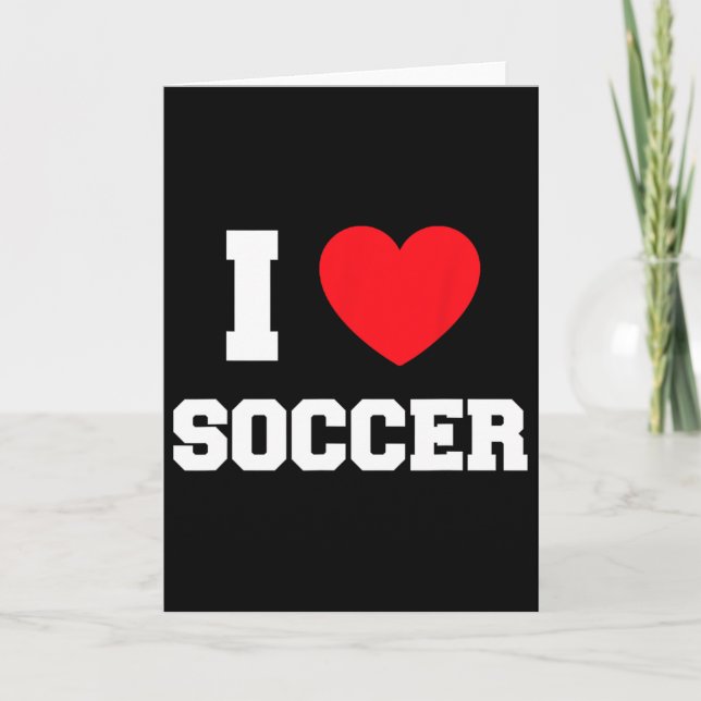 Cartão Eu Amo Futebol  (Frente)