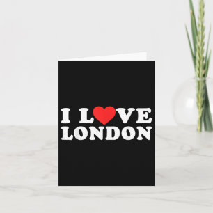 Cartão Eu Amo Londres