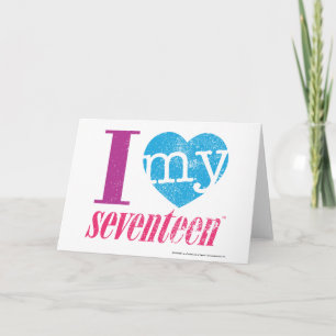 Cartão Eu Amo Meu Aqua 17