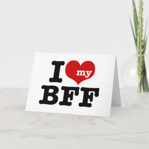 Cartão Eu Amo Meu BFF