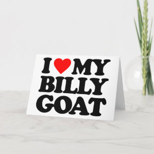 CARTÃO EU AMO MEU BILLY GOAT