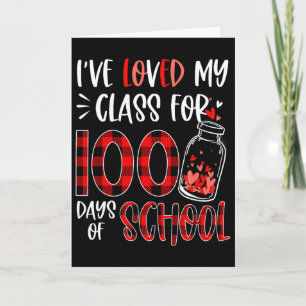 Cartão Eu Amo Meu Cl Há 100 Dias De Aula Professora Va