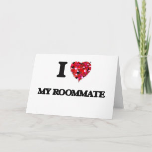 Cartão Eu Amo Meu Colega De Quarto