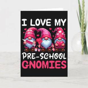 Cartão Eu Amo Meu Dia dos Namorados Três Gnomies Pré-esco