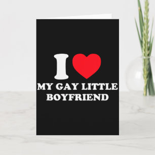 Cartão Eu Amo Meu Namoradinho Gay Engraçado Y2k Dia dos N
