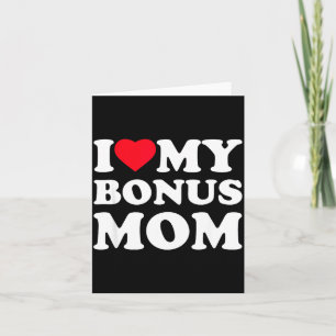 Cartão Eu amo minha mãe bônus eu coração família avó