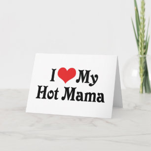 Cartão Eu Amo Minha Mãe Quente