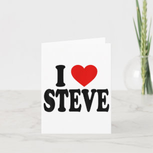 Cartão Eu Amo o Amor Steve _1