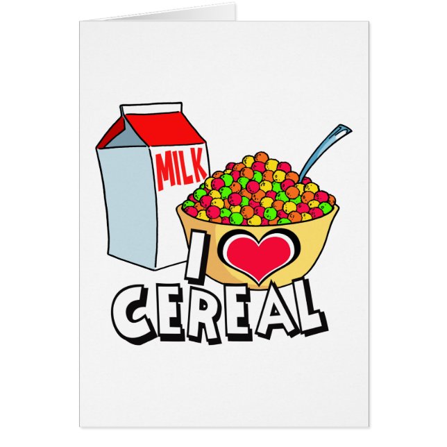CARTÃO EU AMO O CEREAL (Frente)
