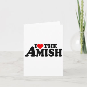 Cartão Eu Amo o Coração Amish _1