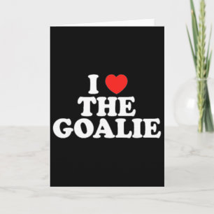 Cartão Eu Amo O Coração De Goleiro Futebol Hockey Esporte