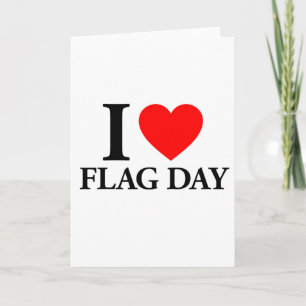 Cartão Eu Amo o Dia da Bandeira