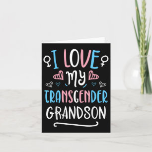 Cartão Eu Amo O Meu Neto Transgênero Lgbt Trans Prioridad