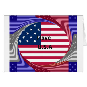 CARTÃO EU AMO OS EUA