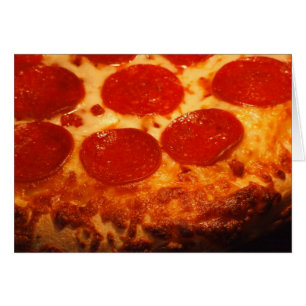 Cartão Eu amo pizza e você