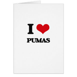 Cartão Eu amo Pumas