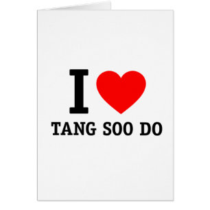 Cartão Eu amo Tang que Soo faz