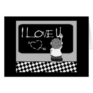 Cartão Eu amo U