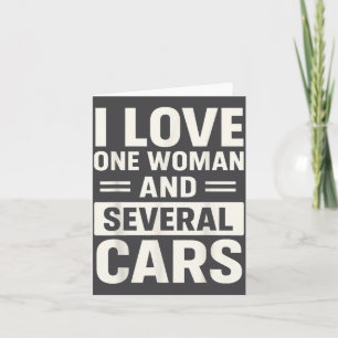 Cartão Eu Amo Uma Mulher E Vários Maridos Amantes De Carr