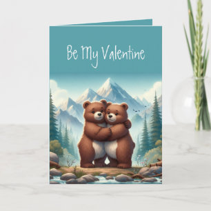 Cartão Eu amo você Beary Muito Fofo Dia dos Namorados