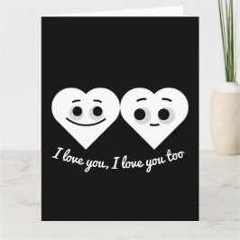 CARTÃO EU AMO VOCÊ, EU TAMBÉM TE AMO
