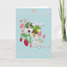 Eu amo você Muito Berry