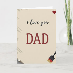 Cartão Eu Amo Você Papai Melhor de Todos