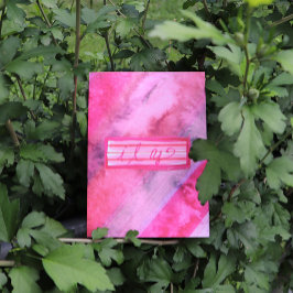 Cartão Eu amo você rosa ily valentine amantes