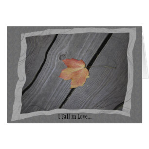 Cartão Eu Caio no Amor