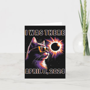 Cartão Eu Camiseta Lá 8 De Abril Eclipse Total