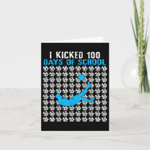 Cartão Eu Cheguei A 100 Dias De Futebol Escolar 100º Dia