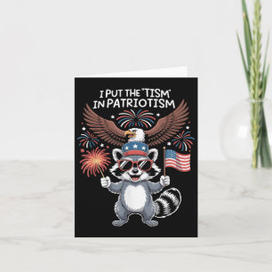 Cartão Eu Coloquei O Tismo No Águia Atlética Patriotismo 