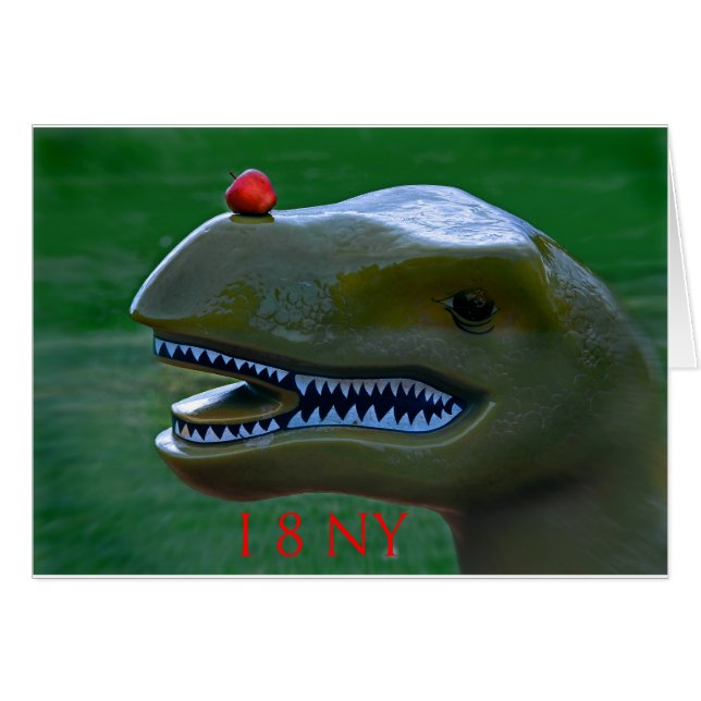 Cartão Eu comi Nova Iorque (Frente Horizontal)