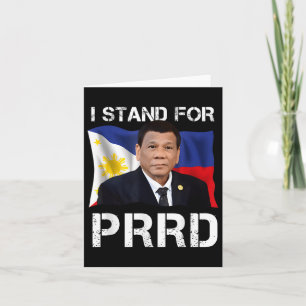 Cartão Eu Defendo O Apoiador De Pais Digong Duterte Phili