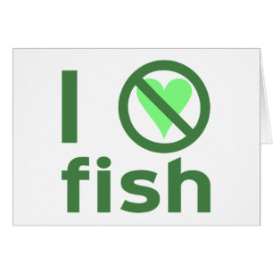 Cartão Eu deio peixes