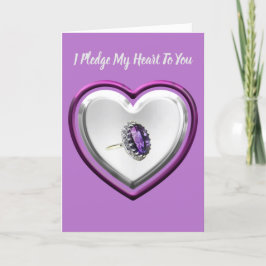 Cartão Eu Dirijo Meu Coração A Você Saudação