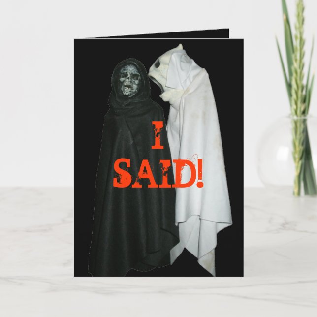 Cartão Eu Disse! (Frente)