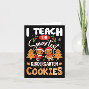 Cartão Eu Ensino Os Biscoitos Para A Professora De Jardim