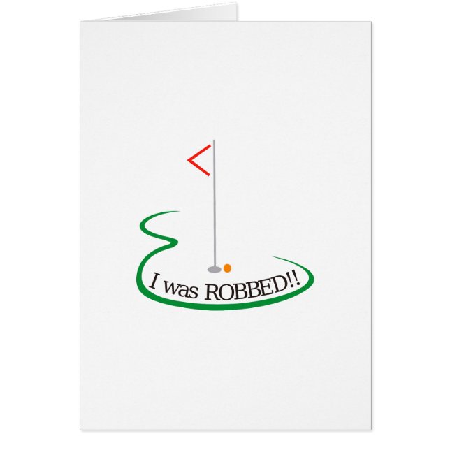 Cartão Eu era vestido com robe!! (Frente)