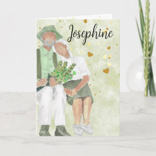 Cartão Eu escolheria você de novo no Mais velho aniversár