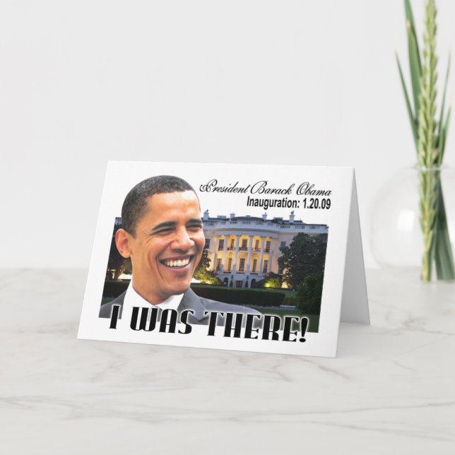 Cartão Eu estava lá! (Frente)